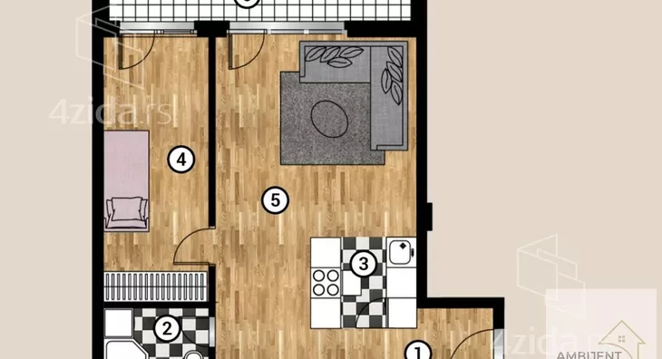 Dvosoban stan | 4zida