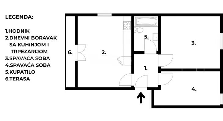 Trosoban stan | 4zida