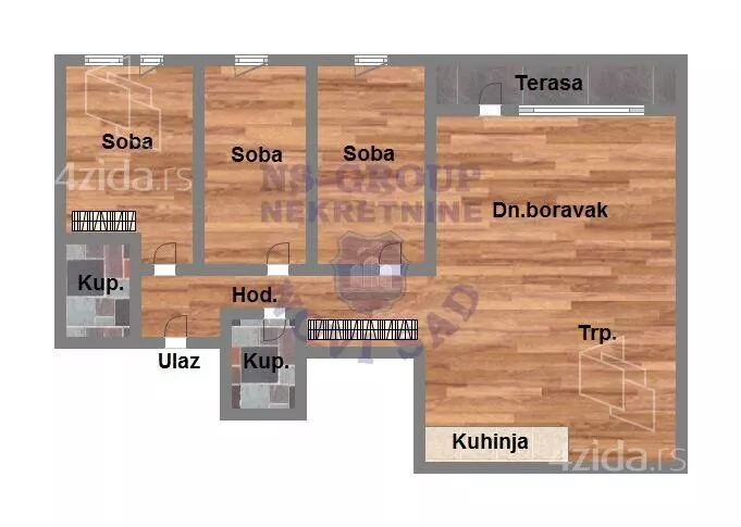 Četvorosoban stan | 4zida