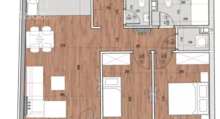 Trosoban stan | 4zida