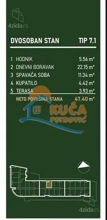 Dvosoban stan | 4zida