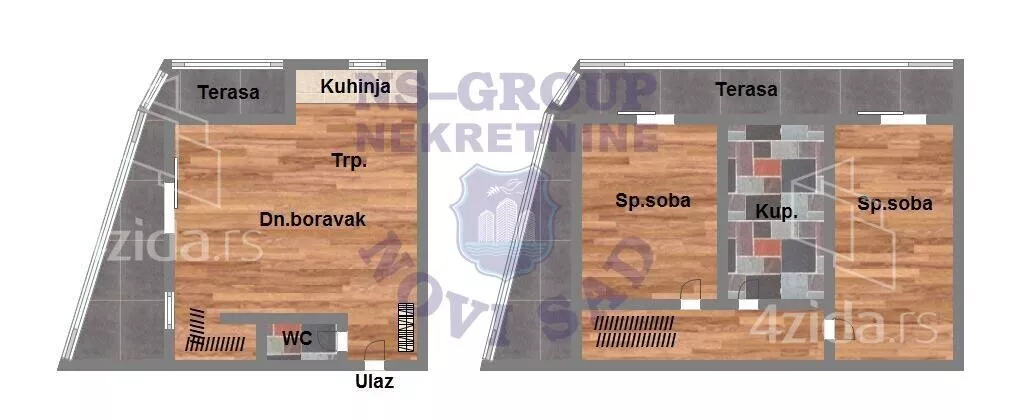 Trosoban stan | 4zida