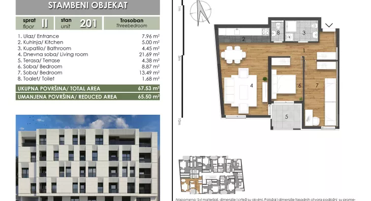 Trosoban stan | 4zida